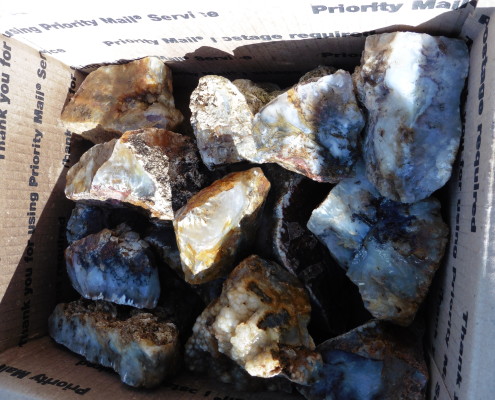 Grave Yard Moss Agate and Plume Idaho